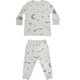 Organickid Space Bebek Gri Pijama Takımı - 9 - 12 Ay