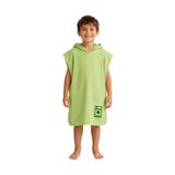 OrganicKid Towel Çocuk Yeşil Kapşonlu Panço Plaj Havlu