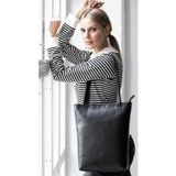 OrganiCraft Deri Omuz Çantası ToteBag - Siyah