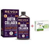 Organics Biotin Collagen At Kuyruğu Bitki Özlü Şampuan (400 Ml) + Dove Sabun Hediyeli