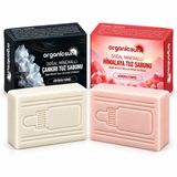 Organicsun Çankırı Tuz Sabunu + Himalaya Tuz Sabunu 2'li Set - Köpüren Formül