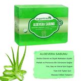 Organicsun Doğal Aloe Vera Sabunu 140 Gr 1 Adet Tüm Cilt Tipleri İçin Yatıştırıcı ve Canlandırıcı Etkili
