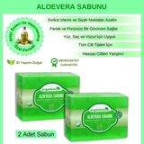 Organicsun Doğal Aloe Vera Sabunu 140 Gr x 2 Adet Tüm Cilt Tipleri İçin Yatıştırıcı ve Canlandırıcı Etkili