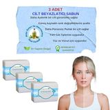 Organicsun Doğal Cilt Beyazlatıcı Sabun 140 Gr x 3 Adet Tüm Cilt Tipleri İçin B ve E Vitaminli