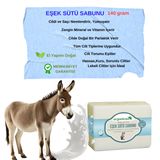 Organicsun Doğal Eşek Sütü Sabunu 140 Gr 1 Adet Tüm Cilt Tipleri İçin Anti Aging Etkili B ve E Vitaminli