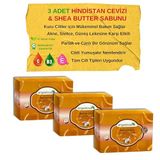 Organicsun Doğal Hindistan Cevizi & Shea Butter Sabunu 140 Gr x 3 Adet Tüm Cilt Tipleri İçin Besleyici ve Onarıcı Etkili