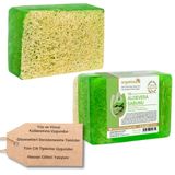 Organicsun Doğal Kabak Lifli Aloe Vera Sabunu 120 Gr 1 Adet Tüm Cilt Tipleri İçin B ve E Vitaminli