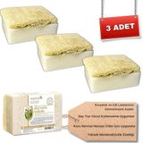 Organicsun Doğal Kabak Lifli Keçi Sütü Sabunu 120 Gr x 3 Adet Tüm Cilt Tipleri İçin Nemlendirici Yenileyici