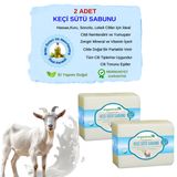 Organicsun Doğal Keçi Sütü Sabunu 140 Gr x 2 Adet Tüm Cilt Tipleri İçin Nemlendirici ve Yenileyici