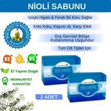 Organicsun Doğal Nioli Sabunu 140 gr x 2 Adet Tüm Cilt Tipleri Için Kötü Koku Karşıtı Nioli Yağı Sabunu