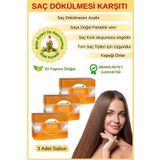 Organicsun Doğal Saç Dökülmesi Karşıtı Sabun 140 Gr x 3 Adet Tüm Saç Tipleri İçin Kepek Karşıtı