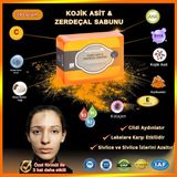 Organicsun Kojik Asit & Zerdeçal Sabunu 140 gr Leke Giderici Aydınlatıcı Sabun Kojic Acid - Kolajen - Aha Bha