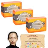 Organicsun Kojik Asit & Zerdeçal Sabunu 3 Adet x 140 Gr Leke ve Sivilce Karşıtı Kojic Acid - Kolajen - AHA BHA - C Vitamini - Hyaluronic Acid - Shea Butter Yağı İçerikli Aydınlatıcı Sabun