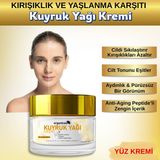 Organicsun Kuyruk Yağı Kremi | Anti Aging Yüz Bakım Kremi 50ML - Collagen Ilaveli, Nemlendirici Etki