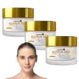 Organicsun Kuyruk Yağı Kremi | Kırışıklık & Yaşlanma Karşıtı Anti Aging Yüz Bakım Kremi 50ml - Collagen İlaveli, Nemlendirici Etki (3'lü Paket)