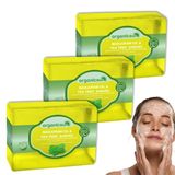 Organicsun Marjoram Oil & Tea Tree Çay Ağacı Sabunu 140 gr x 3 Adet Akne Gidermeye Gözenek Sıkılaştırmaya Yardımcı Doğal Sabun