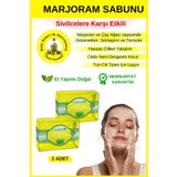 Organicsun Marjoram Oil Tea Tree Çay Ağacı Sabunu 140g x 2 Adet Gözenek Sıkılaştırıcı Doğal Sabun