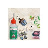 ORGANICYOU YIWU El Sanatları, Porselen, Cam, Takı ve Daha Fazlası için Şeffaf Reçine Katkılı Yapıştırıcı 30 ml