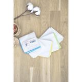 Organik% 100 Pamuk Bebek Ağız Silme Mendili 10'lu Bebek Mendil STL6060