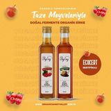 Organik Alıç Sirkesi/ecocert Sertifikalı (500ML), Kalp Dostu Geleneksel Fermentasyon - 0,5 L