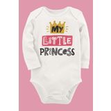 Organik Baskılı Pamuklu Unisex Bebek Body Uzune263 1656-LMNN