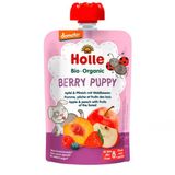 Organik Berry Puppy (Elma, Şeftali, Orman Meyveleri Püresi) (5 Adet)