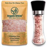 Organik Bitkim 1 Himaliya Öğütücü Değirmen Dolu+2 kg Himalaya Tuzu Kristal