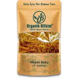 Organik Bitkim Meyan Kökü (Lif - Sıyrılmış - Çekilmiş) 1000 gr Doğal Taze - 1 kg