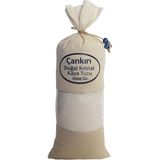 Organik Çankırı Kristal Kaya Tuzu (Ince Çekilmiş Beyaz) Bez Torbada 1 Kg.