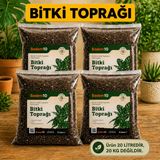 Organik Cocopeat (5X4=20 LİTRE) Perlit Pomza Karışımlı Genel Bitki Çiçek Saksı Bahçe Toprağı Toprak