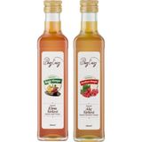 Organik Elma- Alıç Sirkesi 2'li Avantaj Paketi Ecocert Sertifikalı (500ML+500ML)KATKISIZ Doğal - 500 ml