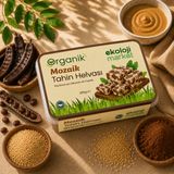 Organik Glutensiz Şekersiz Tahin Helvası Mozaik 200 gr 8697666768867