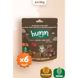 Organik Glutensiz Vegan Kakaolu ve Fındıklı Kek Atıştırmalık Paketi - 6 adet