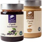 Organik Gurme Organik Dut Pekmezi 380 gr + Organik Tahin 330 gr - 660 gr