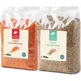 Organik Gurme Organik Kırmızı Mercimek 1000GR - Yeşil Mercimek 1000GR - 2 kg
