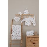 Organik Hastane Çıkışı - Pureline Series - Cute Animals - 0 - 3 Ay - Ekru