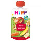 Organik Havuçlu Karışık Meyve Püresi 100 Gr
