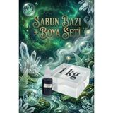 Organik Hekim 1 kg Şeffaf Sabun Bazı ve 30 ml Yeşil Sabun Boyası Doğal Şeffaf Sabun Yapımı