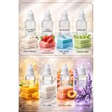 Organik Hekim 30 ml Konsantre Esans Seti – Sabun, Mum, Oda Kokusu ve Kozmetik Için Yoğun Kalıcı Koku (8 Çeşit)