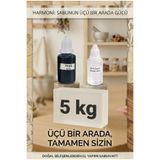 Organik Hekim 5 KG Şeffaf Sabun Bazı Yeşil Boya Dream Musk Esansı şeffaf Sabun Bazı