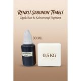 Organik Hekim 500 gr Opak Sabun Bazı + Kahverengi Sabun Boyası 30 ml Seti – Doğal Görünümlü Sabun Yapımı