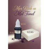 Organik Hekim 500 gr Opak Sabun Bazı + Mor Sabun Boyası 30 ml Seti – Hobi Sabun Yapım Paketi