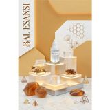 Organik Hekim Bal Esanslı Mavi Boyalı Şeffaf Sabun Bazı Seti 30ML Esans 30ML Boya 500GR Baz