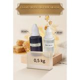 Organik Hekim Bal Kokulu Esans 30 ml | Mavi Renk Sabun Boyası 30 ml | Şeffaf Sabun Bazı 500 gr