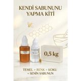 Organik Hekim Bal Kokulu Esans 30 ml | Sarı Renk Sabun Boyası 30 ml | Şeffaf Sabun Bazı 500 gr