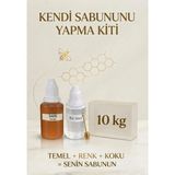 Organik Hekim Kendi Sabununu Yap! 10 kg Opak Sabun Bazı + Bal Esansı +Sarı Boya