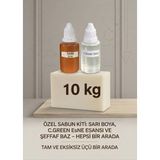 Organik Hekim Kendi Sabununu Yap! 10 kg Opak Sabun Bazı +C.green Esansı +Sarı Boya