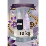Organik Hekim Kendi Sabununu Yap! 10 kg Şeffaf Sabun Bazı + Dream Musk Esansı +Kahverengi Boya