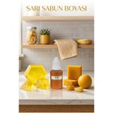 Organik Hekim Profesyonel Hediyelik Sabun Yapım Malzemesi - Sabun Bazı Boyası 30 ml Yoğun Pigmentli El Yapımı Sabun için