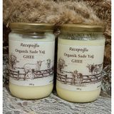Organik Köy Sade Yağ Sarı Yağ Saf Tereyağ Ghee Laktozsuz Inek & Koyun Toplam 1000 G - 1 kg